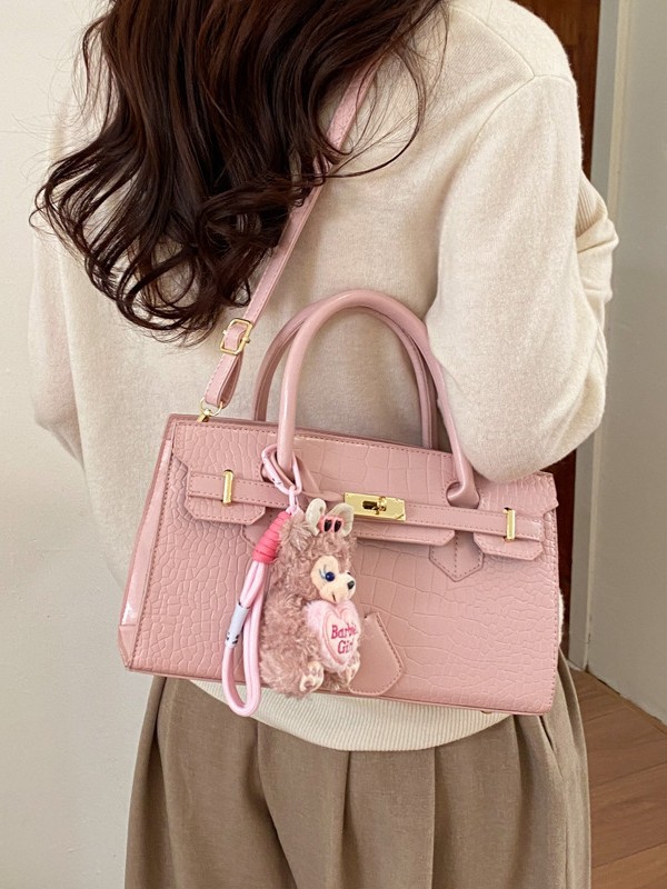 Bolso de moda de comercio exterior cocodrilo para mujeres 2026 nuevo bolso de mano europeo y americano para mujeres lujoso hombro mochila