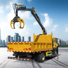 厂家生产汽车随车抓木机 C证可开可抓可吊 6吨汽车随车抓木机