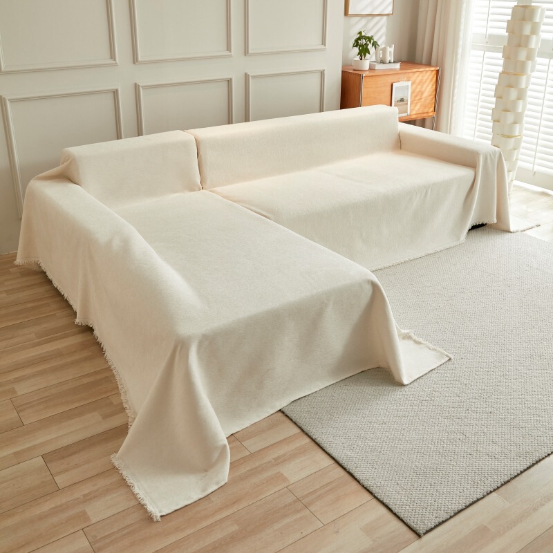 Amazon's Best-Selling Chenille Solid Color Sofa Cover Set, Chaise Lounge Sofa Cushion, Anti-Slip and Anti-Scratch Cover Amazon's Best-Selling Chenille Solid Color Sofa Cover Set, Chaise Lounge Sofa Cushion, Anti-Slip and Anti-Scratch Cover