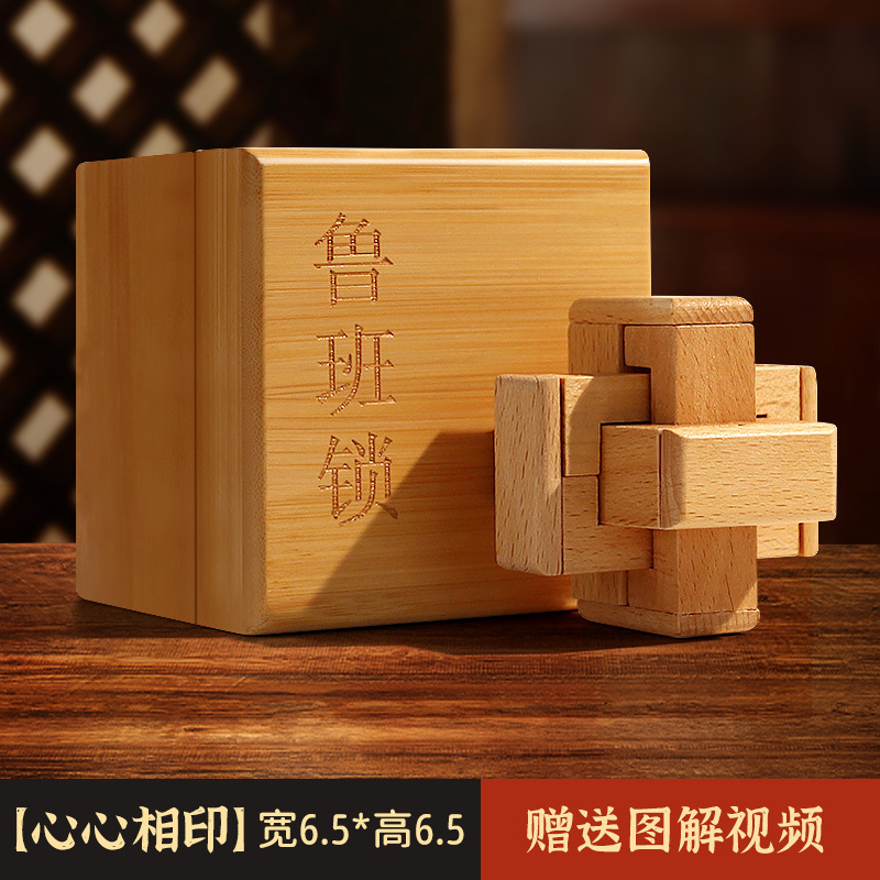 Luban Lock Kongming Lock Juego completo de bloques de construcción de espiga y espiga Juguetes educativos para niños de 8-12 años de edad, quema de cerebro intelectual 10