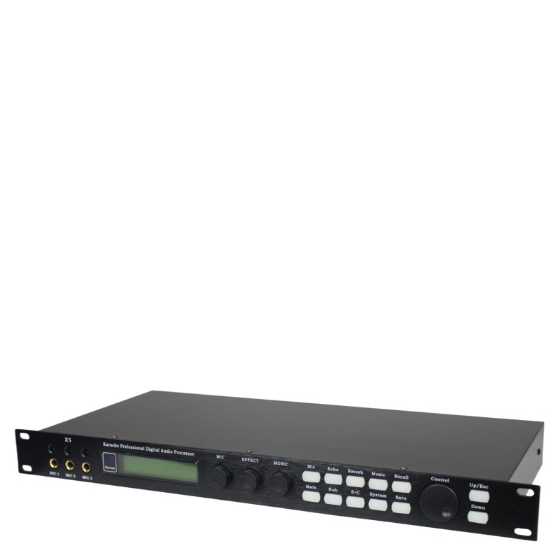 Procesador Digital de Efectos de Audio X5 DSP Anti-Acople para KTV y Karaoke