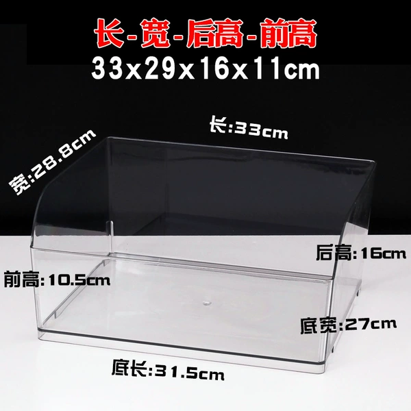 ☆✷Length 33, width 29, back height 16, front height 11cm, transparent without cover☆✷