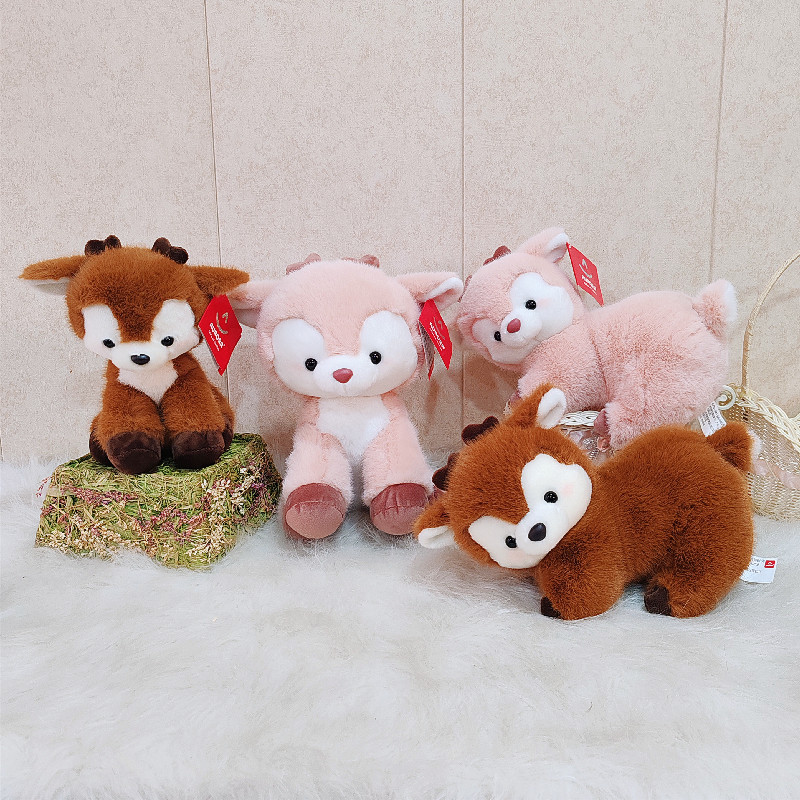 Mi Lula, muñeco de ciervo, juguete de peluche, muñeca de ciervo sika suave y linda, regalo de cumpleaños para niños, transfronterizo