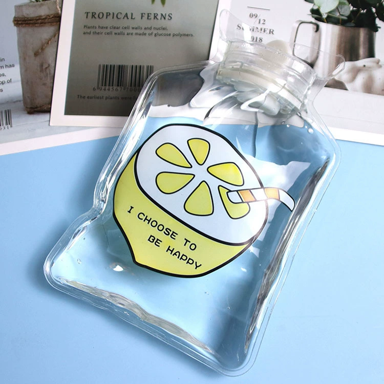 Small cartoon winter handheld water container for elementary school students, hand warmer