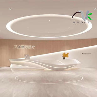 Professional Customization Beauty Salon and Gym Grg Front Desk Service Desk Modern Minimalist Style Factory