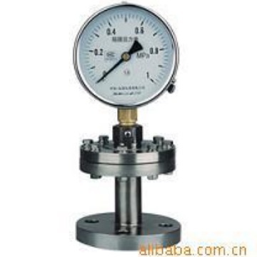 YML-100不锈钢隔膜压力表