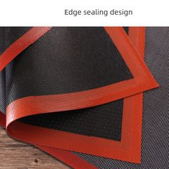 硅膠玻纖鏤空烤盤墊泡芙麵包馬卡龍透氣烤網烤箱墊烘焙工具