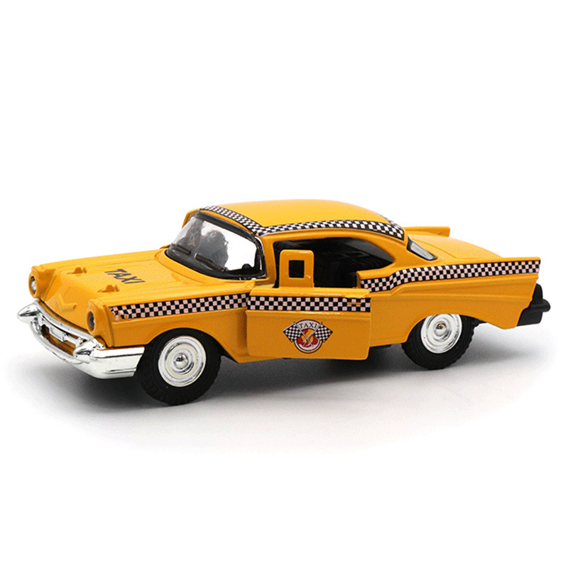 Transfronterizo 1: 32 modelo de taxi de aleación juguetes para niños adornos de automóviles modelo de carro de rover juguetes para niños al por mayor
