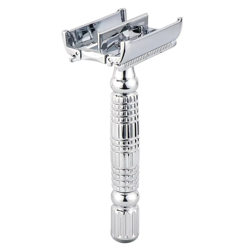 Safety Razor Butterfly Opening Razor Stainless Steel Blade Safety Razor Butterfly Opening Razor Stainless Steel Blade