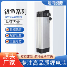廠家直供36V電動車電瓶48V銀魚鋰電池12Ah代駕折疊自行車鋰電芯