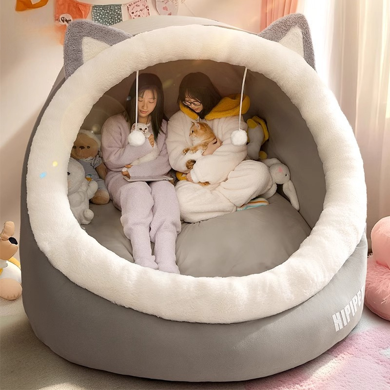 Nido de gato humano super grande invierno caliente gigante red roja perro nido para dormir se puede acostar perezoso sofá para adultos para dormir