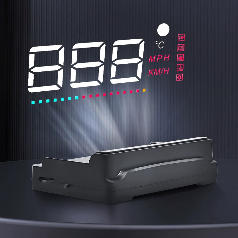 Автомобильный дисплей HUD скорость монитор новая энергия многофункциональный измеритель проектор OB Di Peer vw