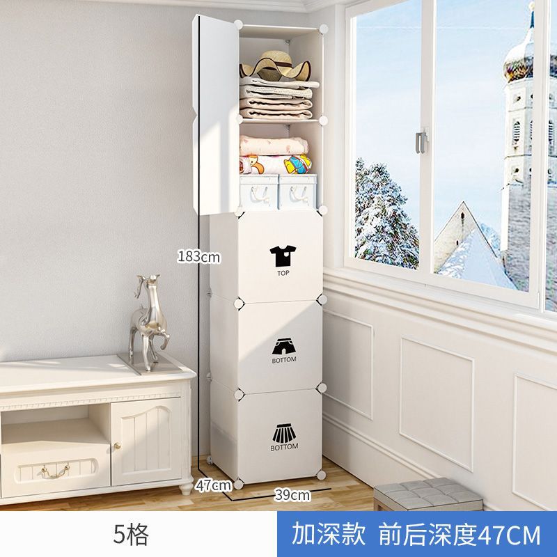 Fábrica de venta directa armario simple armario doméstico dormitorio alquiler de ropa de niños armario de montaje de tela