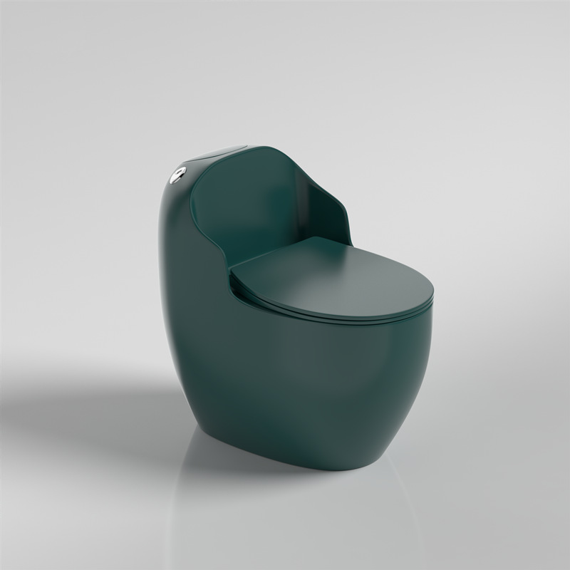 Personalización creativa personalizada inodoro interior común asiento de inodoro tipo sifón doméstico super-turbina unida color