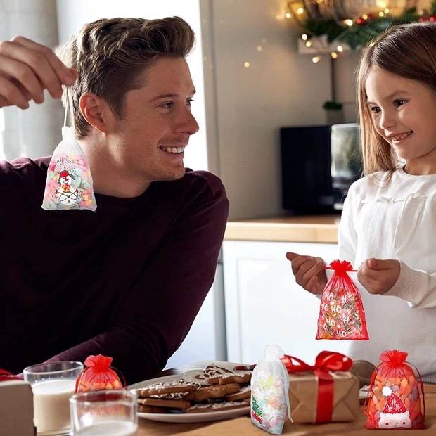 Nieuwe organza cadeau cosmetica trekkoord trekkoord, netzak, bruiloft snoep sieraden verpakking_voghion.com