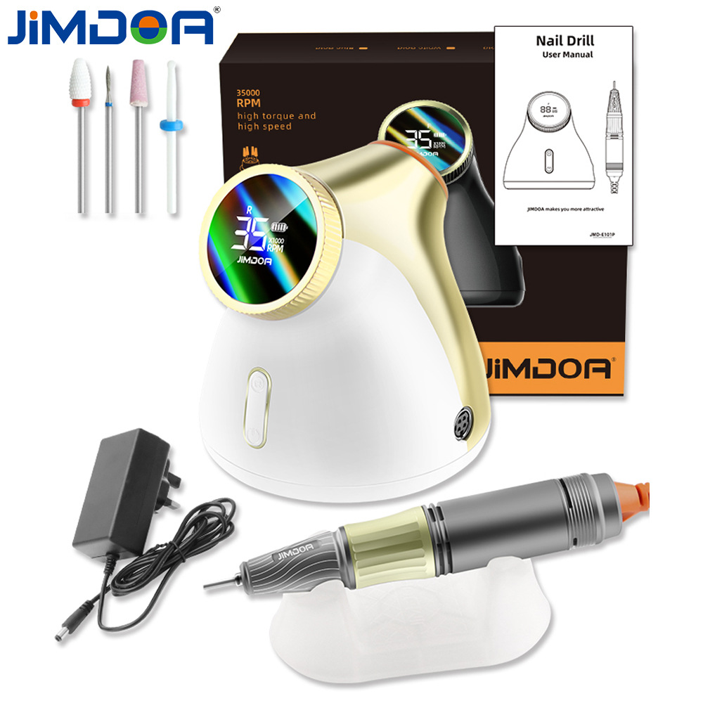 JIMDOA máquina de manicure eléctrica transfronteriza nueva máquina de manicure eléctrica inalámbrica conveniente de eliminación de capullos de piel muerta, eliminación de pegamento y pulido de manicure