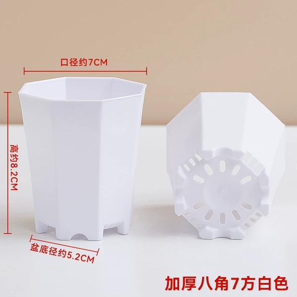 [7x7CM加厚八角七方白色]