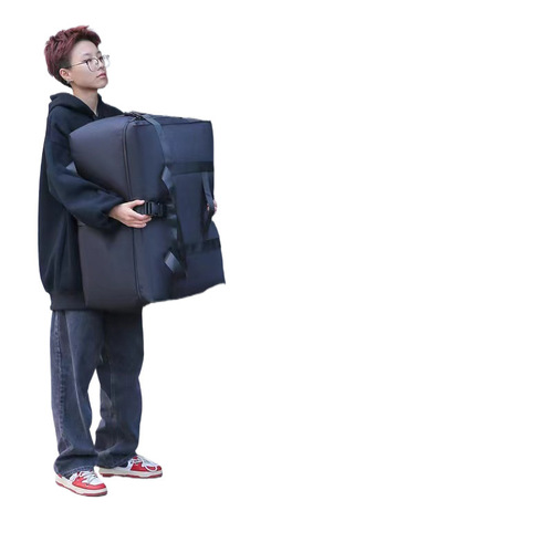 Travel bag large capacity thick Oxford cloth durable moving travel airline carry-on travel bag clothing cotton blanket storage