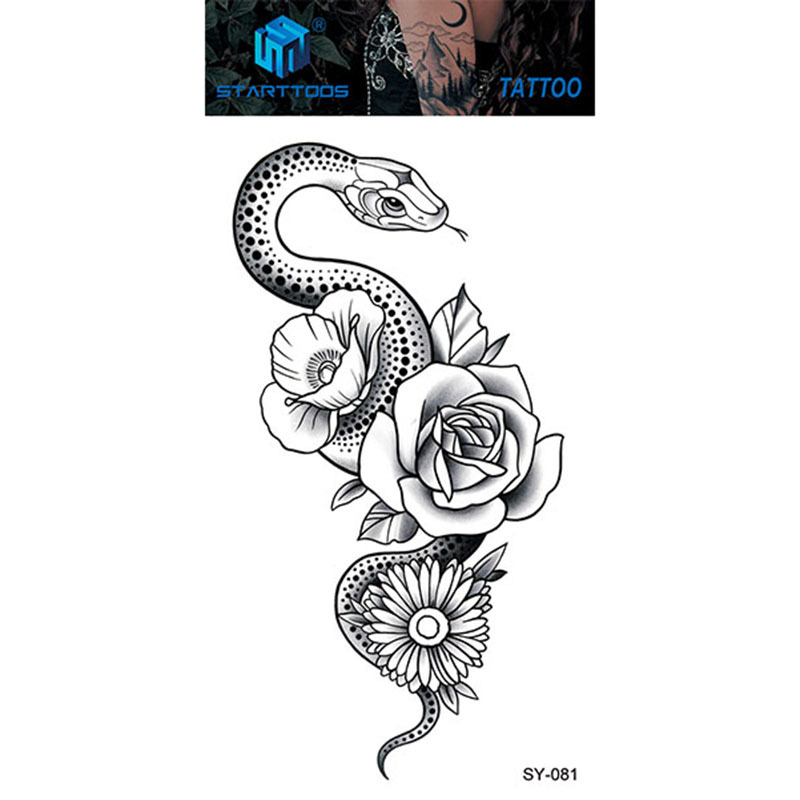 Spot mayorista transfronterizo dulce y simple viento tatuaje de dedo moda cool tatuaje desechable tendencia