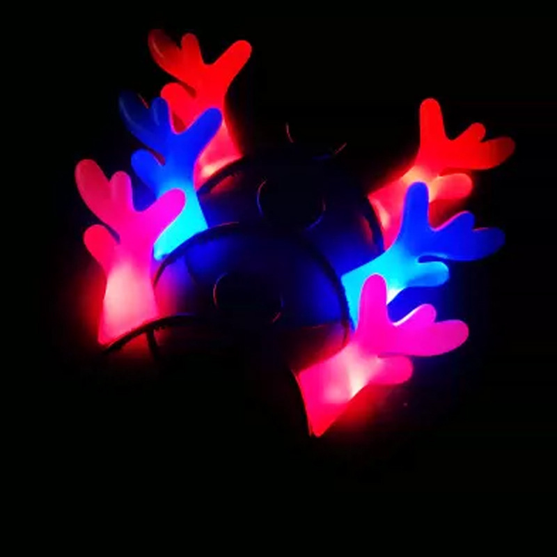 Amazon comercio exterior concierto brillo animador cabello tocado de cuerno de buey para niños corpos de cabello jardín de infantes