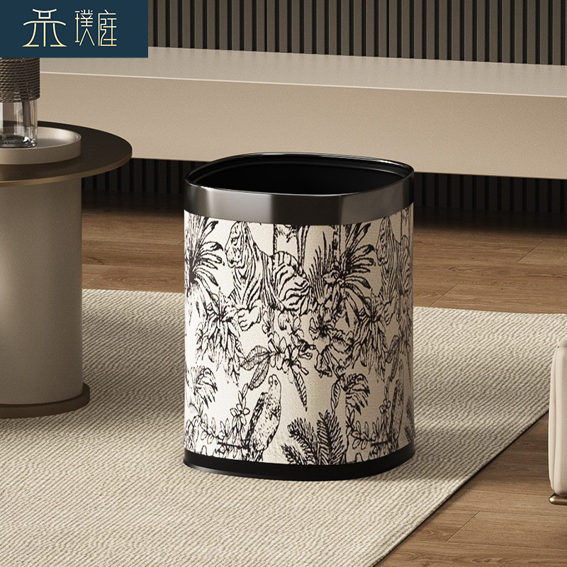 High-End Household Trash Can for Living Room, Luxury Hotels, Guesthouses, Large Capacity, Lidless, Stylish, Bedroom, Kitchen, Wholesale High-End Household Trash Can for Living Room, Luxury Hotels, Guesthouses, Large Capacity, Lidless, Stylish, Bedroom, Kitchen, Wholesale