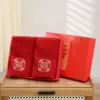 32 strands of cotton red towel embroidered lace