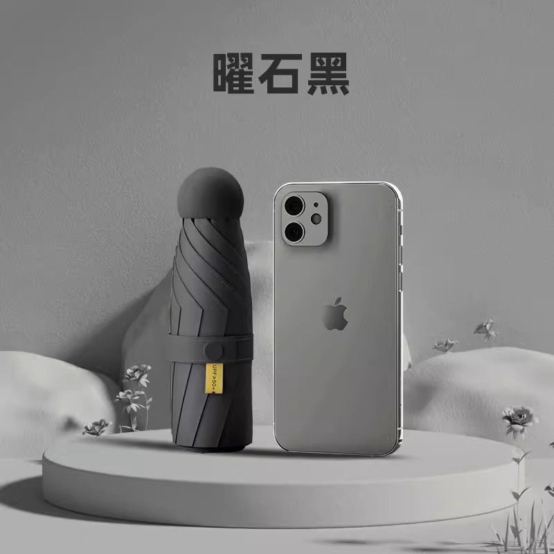 50% de descuento en mini cápsula portátil paraguas solar protección UV paraguas solar regalo publicidad paraguas lote