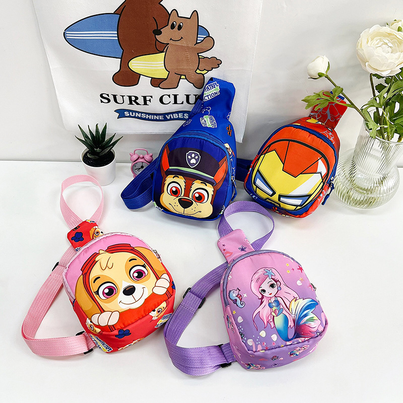 Directo de fábrica de los niños bolsa de comercio exterior bolsa de pecho casual kindergarten Wangwang equipo Niños crossbody bolsa de pecho