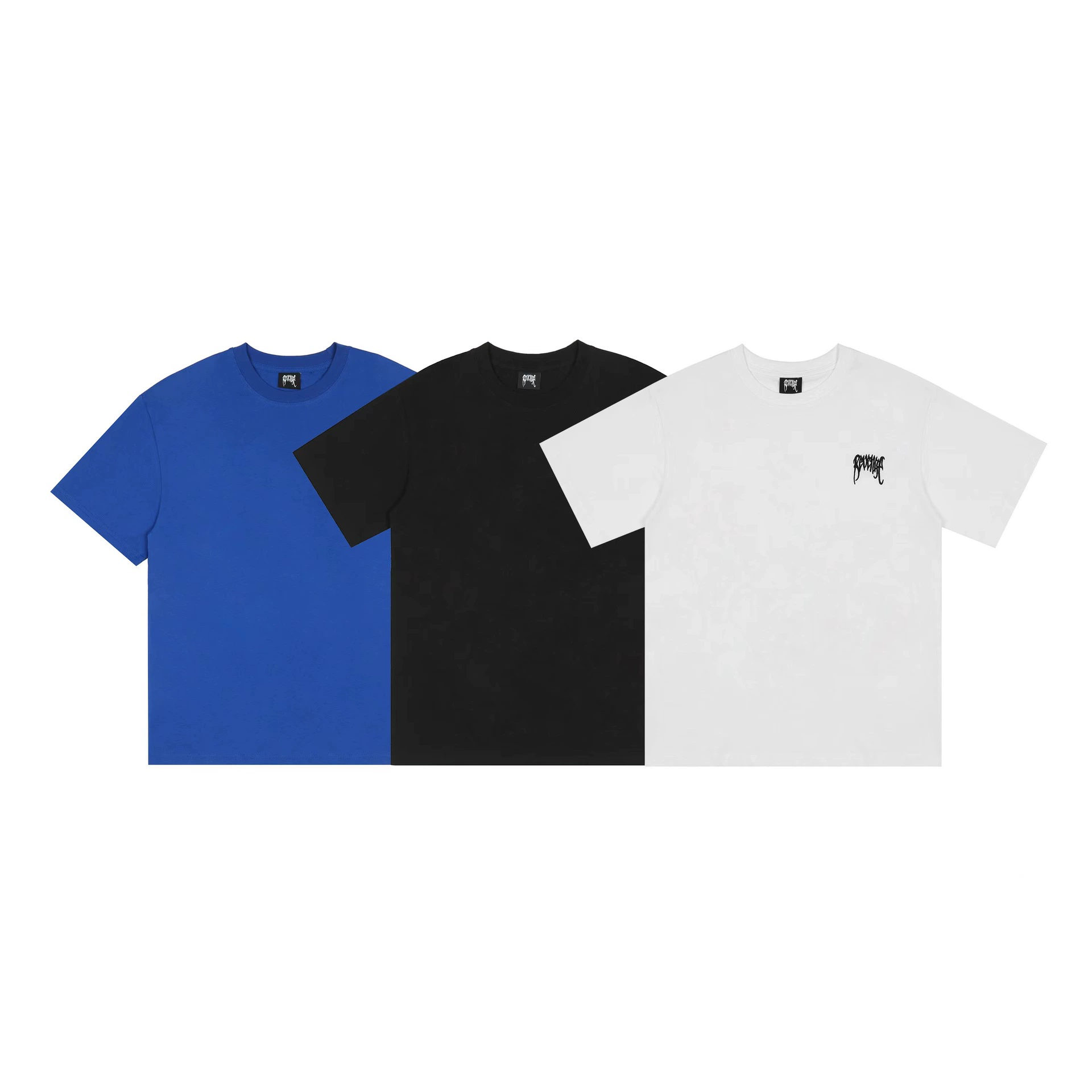 22SS трансграничная Модная брендовая футболка с короткими рукавами и вышивкой в американском стиле с надписью мести для мужчин и женщин, свободная рубашка с коротким рукавом для пар High Street