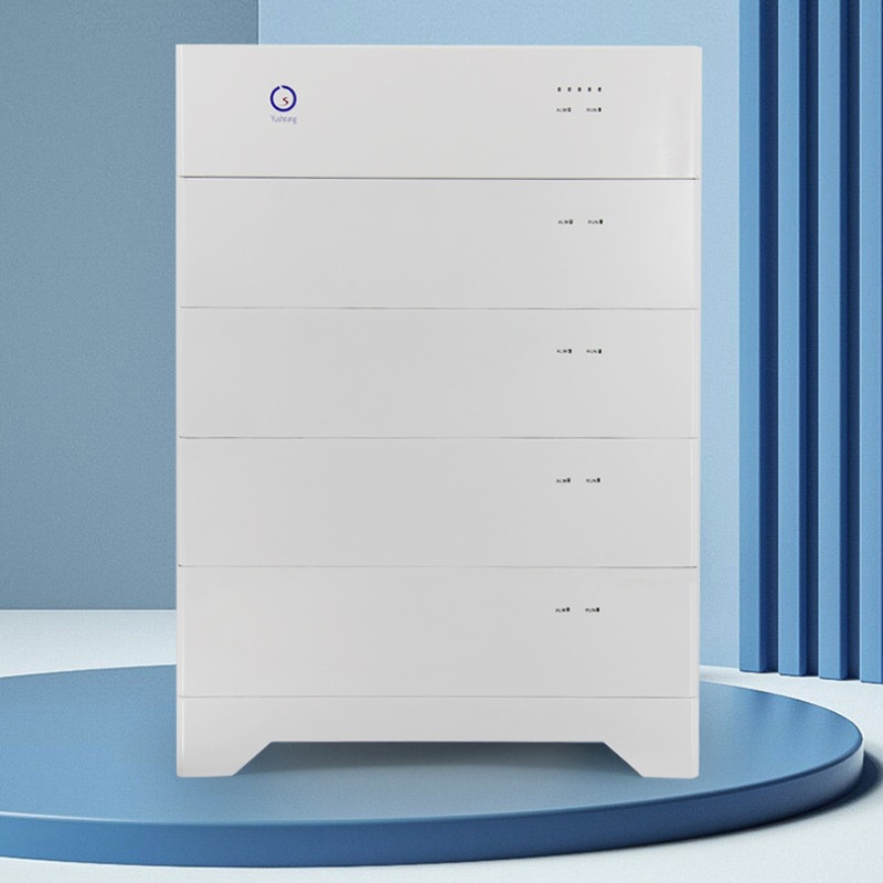 工厂批发51.2V100AH家庭储能电池组低压板储能无钴磷酸铁锂电池