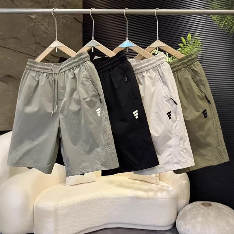 High-End Mesh Breathable Shorts for Men, Trendy Straight-Leg Five-Point Pants, Loose Plus-Size Summer Thin Sports Shorts