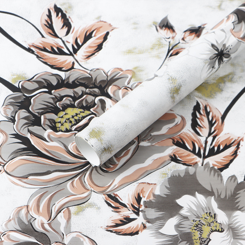 Rosas fragantes retro Papel Ouya Papel de embalaje de ramo de doble cara Material grueso impermeable Material de embalaje de flores