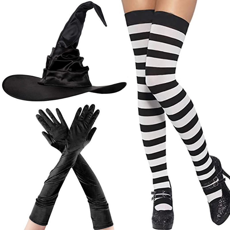 220g Weight Costume Props Event & Party Supplies Halloween Gothic Punk Stripe Cloth Party Costume Props