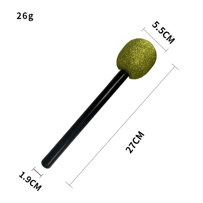 Olive green green pink microphone