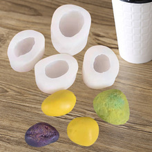 新款不规则石头硅胶模具液态硅胶diy手工制品香薰蜡烛石膏模具