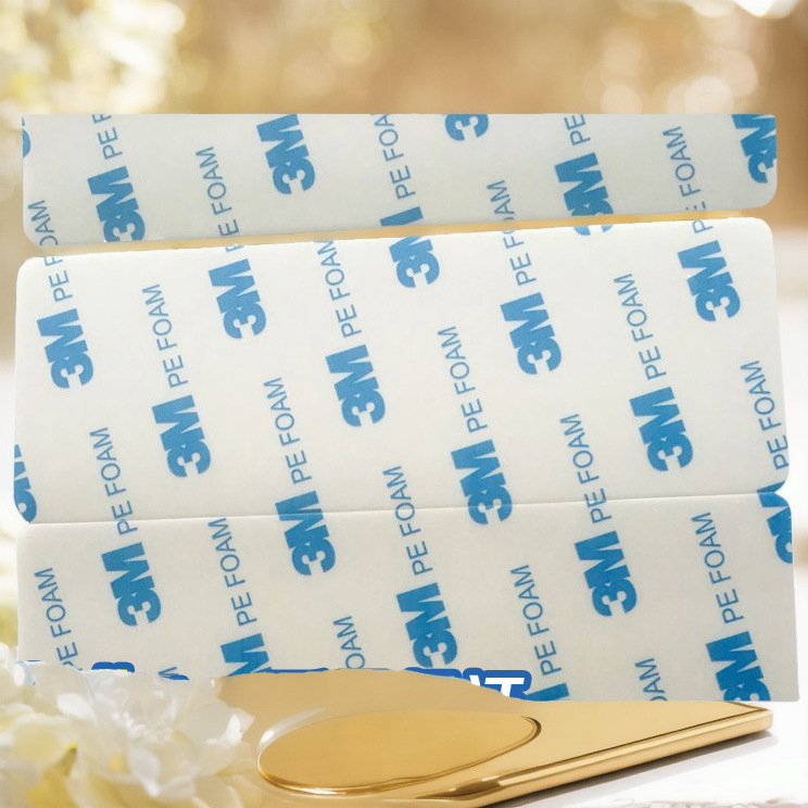 厂家直销高粘无痕双面胶etc强力可移挂钩胶白色泡棉EVA双面胶