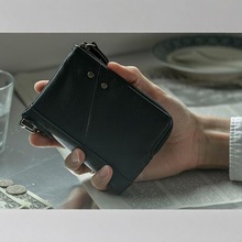 男士高档商务钱包真皮大容量便携式短款真皮软钱包防盗刷钱夹新款