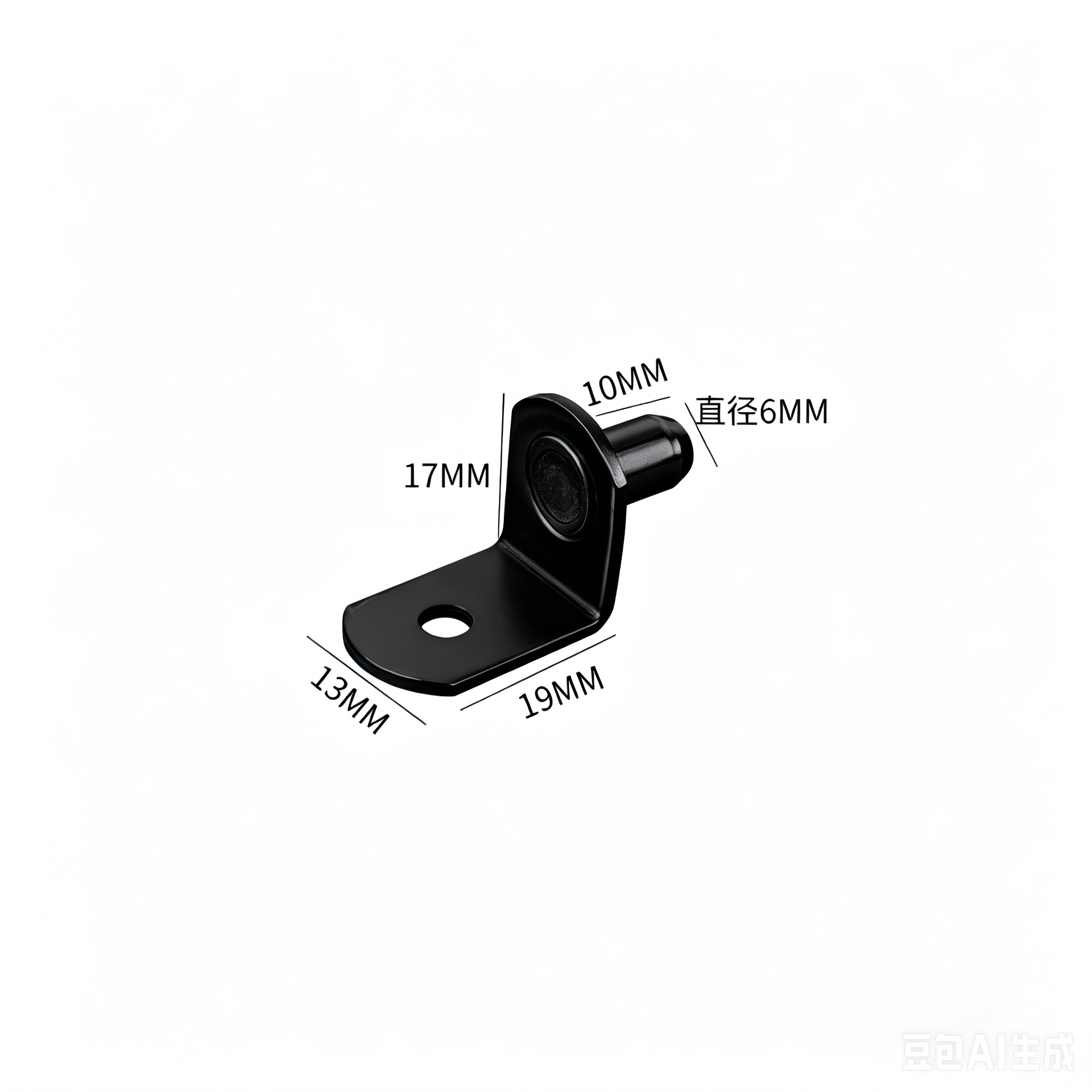 Soporte de estante para muebles de armario fijo, accesorios de ferretería, soporte de ventosa para vidrio, bandeja móvil, soporte de tablero de madera, soporte de ángulo, soporte de estante image 11