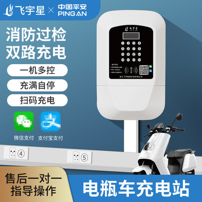 共享4G扫码电动车充电桩 智能收费充电站小区刷卡电瓶车充电桩