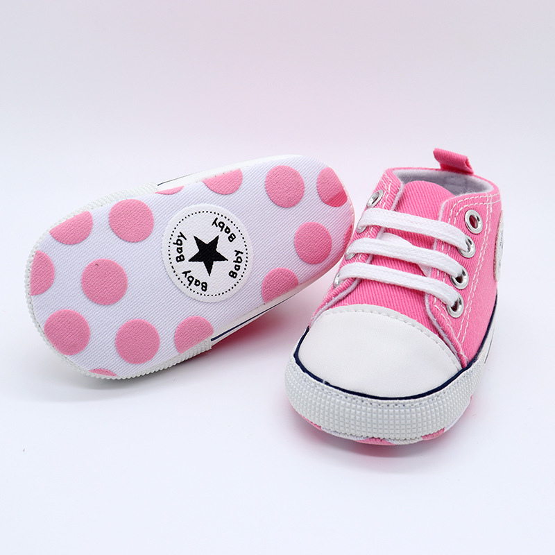 2022 new canvas toddler shoes 03 years old baby shoes infant spring