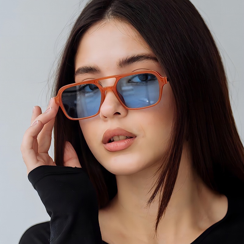 45g Weight Full Frame Glasses Structure Sunglasses Classification Ac, UV400 Protection Lens Material Square Glasses Style Daily Occasion Solid Color Pattern Unisex Gender Casual, Retro Style Casual Retro Solid Color Ac UV400 Protection Square Full Frame Men's Sunglasses 2