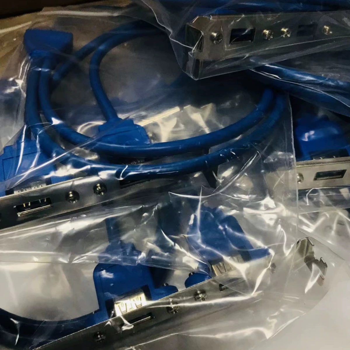 USB3.0 передняя панель провод с ушным бампером 19 пин/20пин на 2 U3 ротор DIY корпус