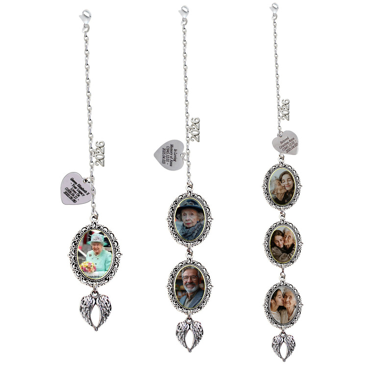 Cross-Border New Graduation Season Time Capsule Tray Photo Tassel Charm Personalized Tassel Pendant Commemorative Jewelry