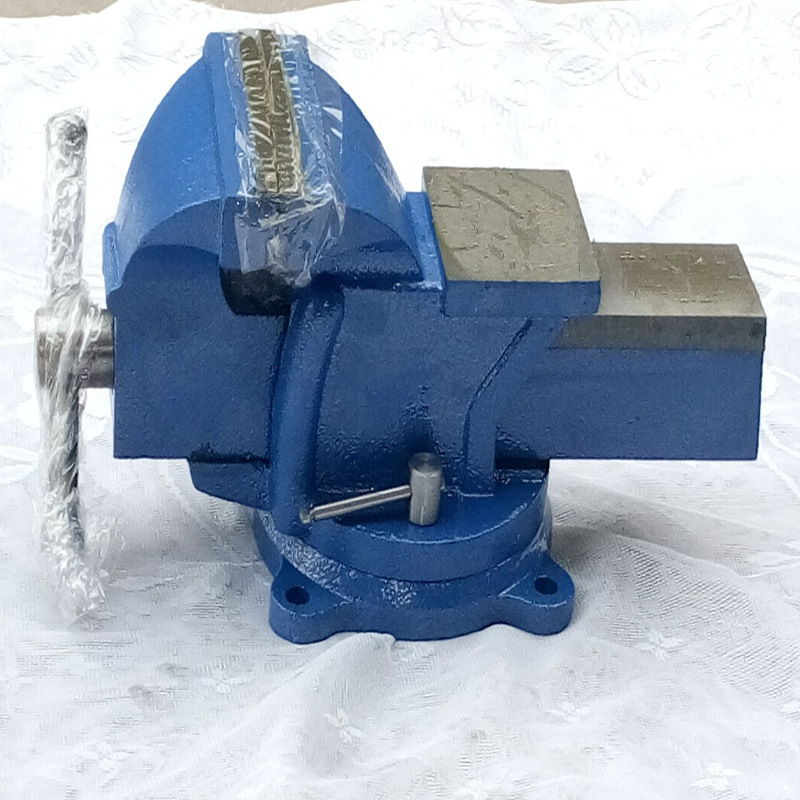 台虎钳12寸360度旋转平口钳台虎钳工业级轻重型台虎钳夹持台虎钳