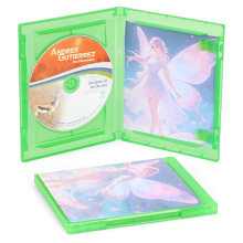 游戏碟片包装盒 绿色DVD光碟盒 CD/DVD光盘盒 14mm游戏光盘盒