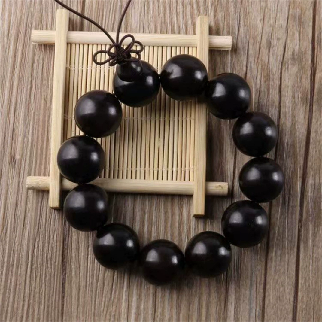 Религиозное ожерелье(набор) с круглым бисером ebony sandalwood, браслет