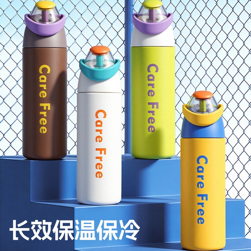2026 nueva taza de agua deportiva doble bebida taza de paja de comercio exterior taza de agua portátil taza de viaje taza de agua al aire libre