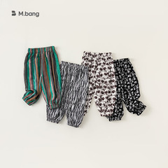 INSbobo children's pants boys summer children's anti-mosquito pants baby lightweight casual pants XK83081
