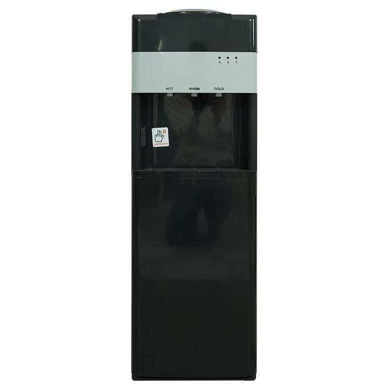 卸売コンプレッサー冷凍ウォーターディスペンサー垂直氷温水 3 出口水チャイルドロック付き熱傷防止家庭用ボトル入り水沸騰水|undefined