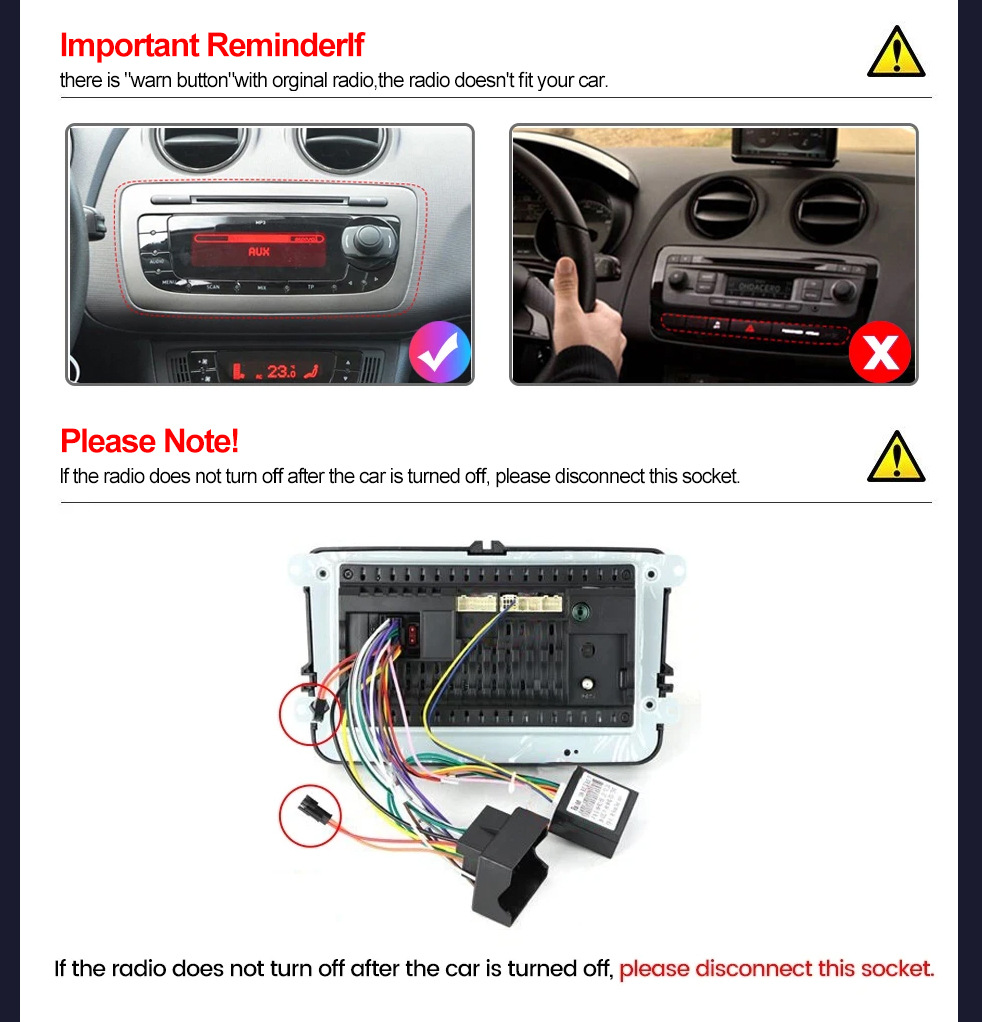 Suitable for 7inch Seat Ibiza 09-13 Android Mp5 Bluetooth Central Control Car Navigation Carplay